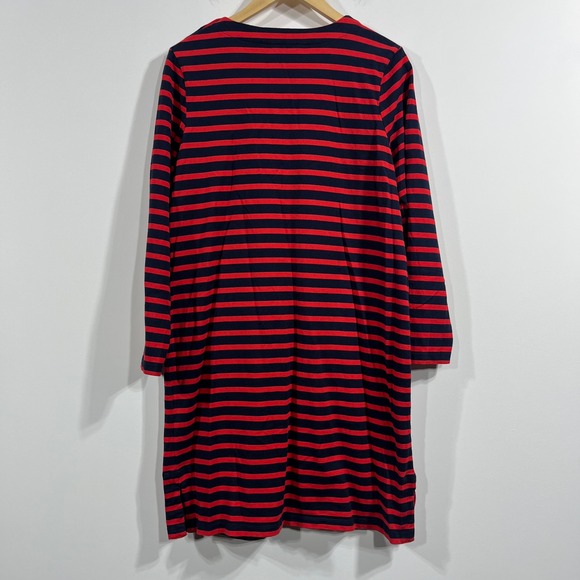 Boden Sophie Breton Striped Jersey Shift Dress Women 12L Nautical Preppy Coastal - Picture 4 of 11